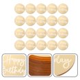 thumbnail image 3 of 20pcs Delicate Cupcake Toppers Acrylic Cupcake Discs Decorative Engraved Toppers, 3 of 9