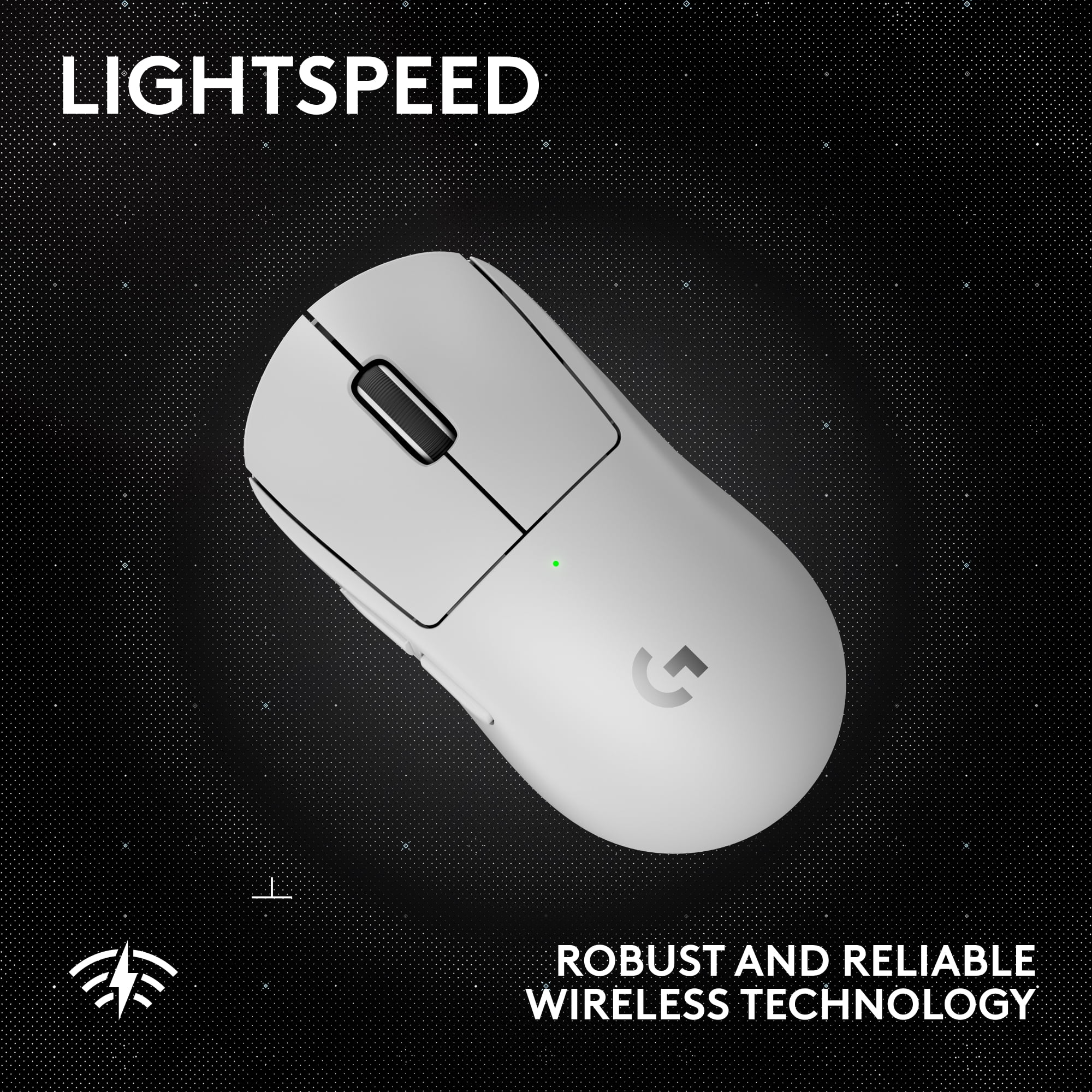 Logitech G PRO X SUPERLIGHT 2 SE wireless gaming mouse, 60 g pro-grade mouse with 5 programmable buttons, 44K DPI sensor, White