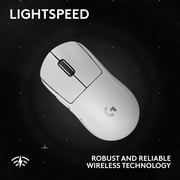 Logitech G PRO X SUPERLIGHT 2 SE wireless gaming mouse, 60 g pro-grade mouse with 5 programmable buttons, 44K DPI sensor, White