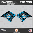 thumbnail image 4 of Kalair GFX Graphics Kit for Yamaha TT-R230 (2005-2023) Twitch Series, 4 of 5