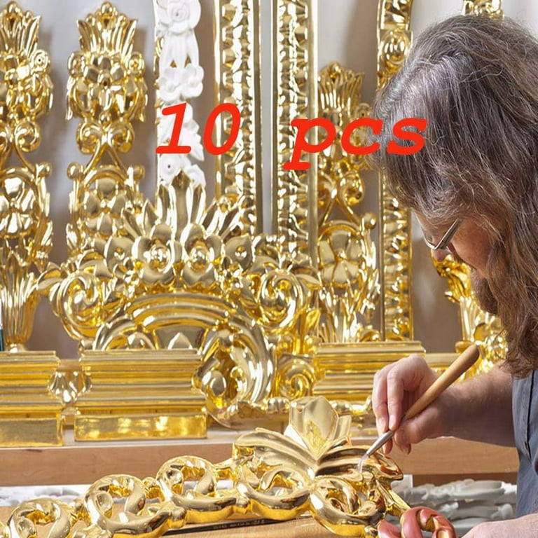 Gold leaf resin jewelry deals