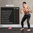 thumbnail image 5 of Pantalones de Compresión Elite Sports MMA BJJ Spats Negro M, 5 of 5
