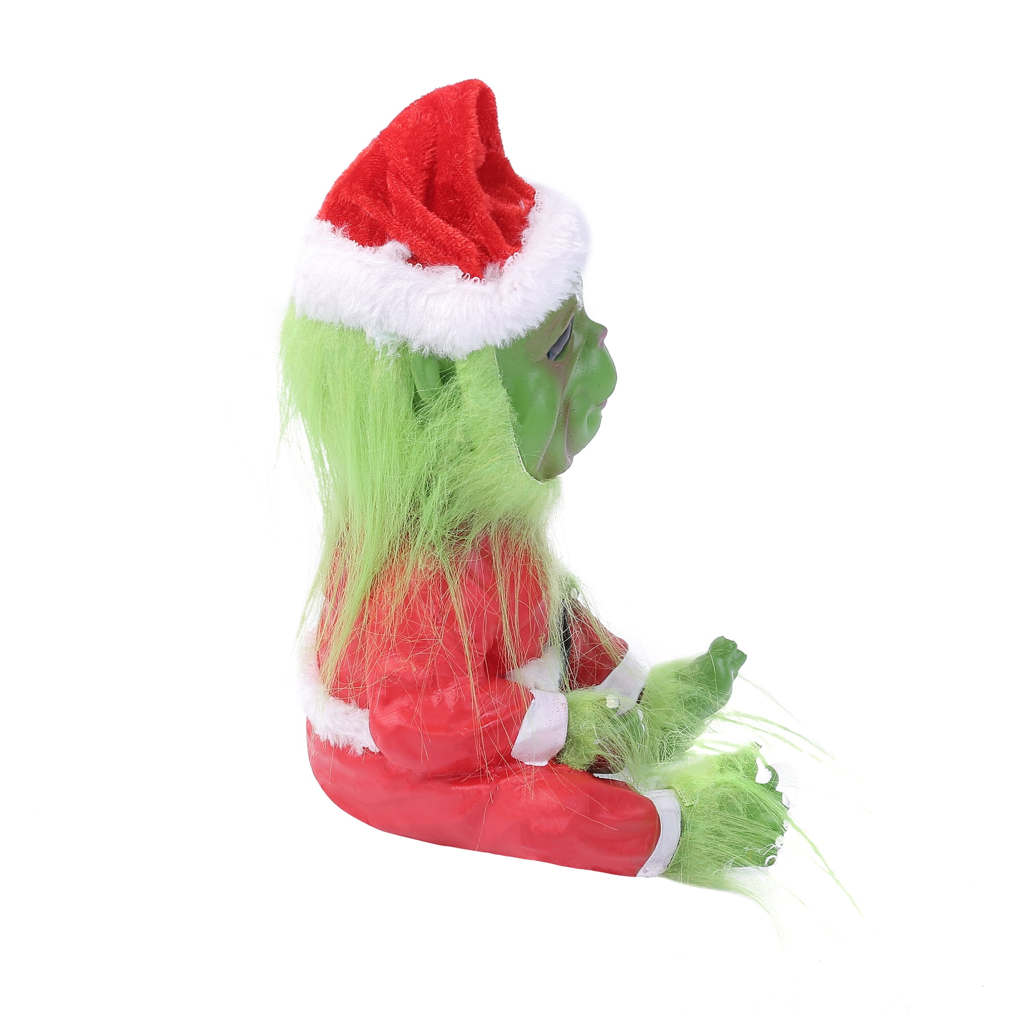 QUETO 16 Grinch Santa Christmas Peluche Poupée Monstre Vert