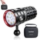 thumbnail image 1 of Luz De Buceo Letonpower Ts S 10000 Lúmenes 100 M Luz De Vídeo Subacuática Linterna De Buceo Linterna Impermeable Con Carga Tipo C Para Deportes Acuáticos Profesionales, 1 of 8