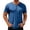 Royal Blue_001, variant on Domuza Men's Henley Shirts Casual Plain Slim Fit Short Sleeve Button Down Tshirts 2026 Summer Stylish Lightweight Basic Tops with Pockets Royal Blue 4XL