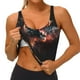thumbnail image 3 of Fotbe Cool Tiger Sujetador Deportivo Largo sin Aros para Mujer con Almohadillas y Soporte Medio, Transpirable y Absorbente, Camiseta Tipo Chaleco o Tank Top-X-Large, 3 of 8