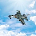thumbnail image 4 of Wweixi Enthusiast Aircraft Models Diecast Plane Collection With Pull Back Function Display And Play But Also Home Decor. Music F16 Green, 4 of 6