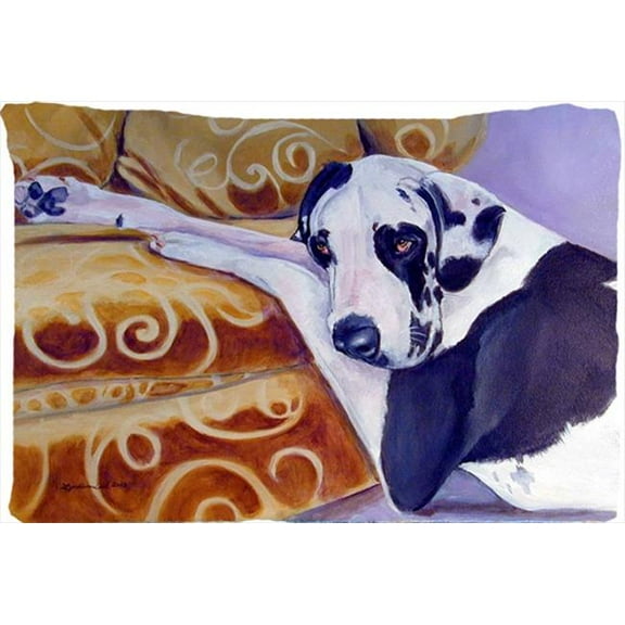 20.5 x 30 in. Harlequin Natural Great Dane Moisture Wicking Fabric Standard Pillowcase