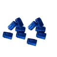 thumbnail image 1 of serony 10Pcs Tire Valve Caps Replace Accessory Auto Wheel Accessories Tyres Dust Covers Aluminum Alloy Rim Stem Cover for Decor Repair Blue, 1 of 7