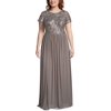 Women's Dress Plus Floral Sequin Gown 22W