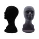 thumbnail image 1 of 2x Modelo de Cabeza de Maniquí Masculino Multifuncional Usable para, 1 of 9