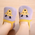 thumbnail image 2 of ZCFZJW Cute Cartoon Pattern Baby Floor Socks Summer Toddler Kids Boys Girls Anti-Slip Slipper Shoes Home Indoor Soft Soled Shoes Socks Z03-Gray 12-18 Months, 2 of 4