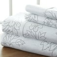 thumbnail image 2 of Simply Soft 4 Piece Floral Patterned Bed Sheet Set, 2 of 2