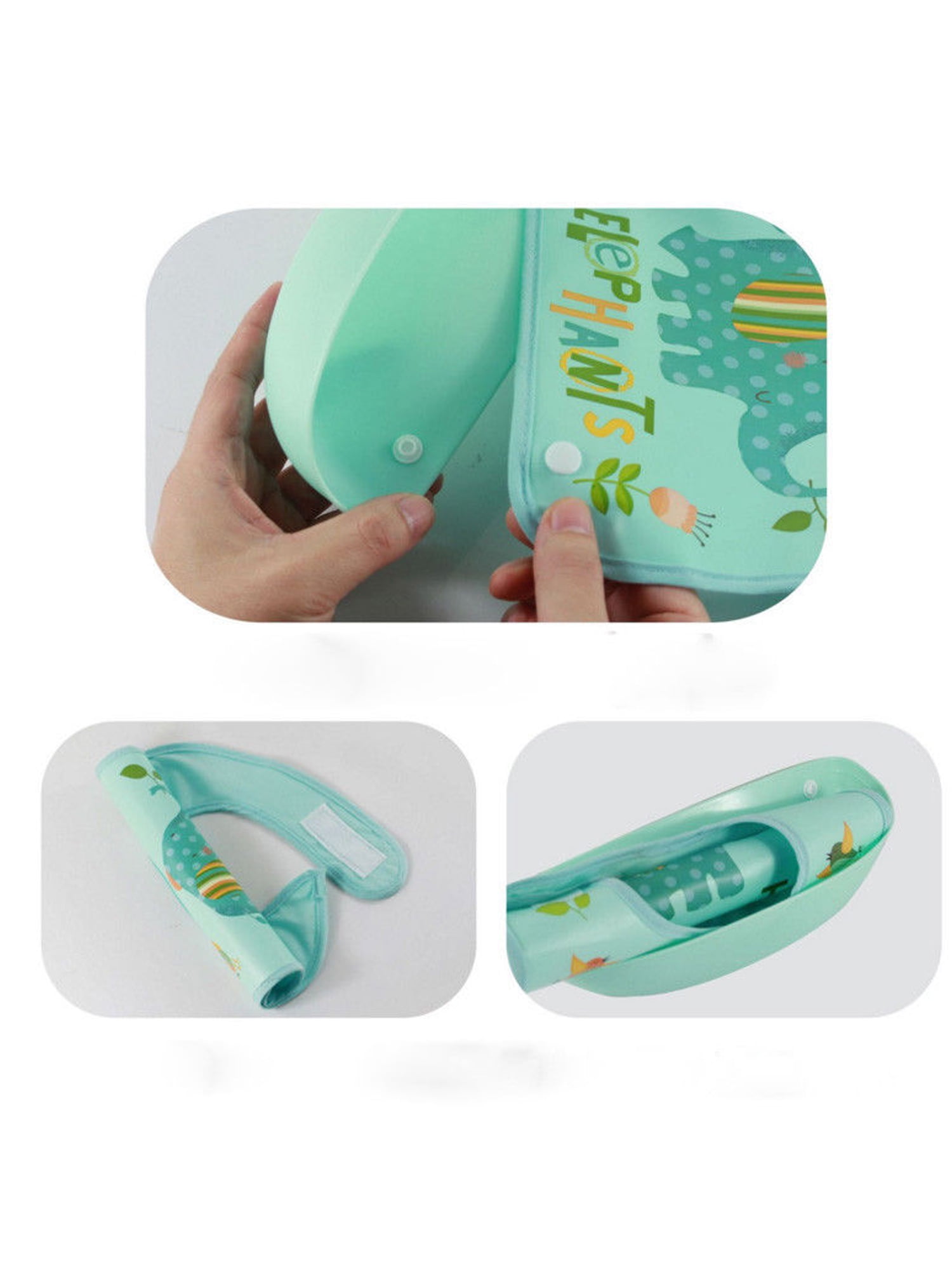 plastic bib with food catcher