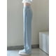 thumbnail image 2 of Pantalones vaqueros rectos ligeros para mujer, Jeans bombachos hasta el tobillo, cintura alta, pierna ancha, sueltos, XS, 2 of 5