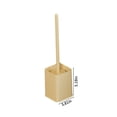 thumbnail image 3 of dwsnxt Toilet Brush with Hard Bristles for Effective Bathroom Cleaning, Modern and Compact Beige Plastic Design Beige, 3 of 6