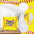 thumbnail image 3 of Softball Clear Gift Bags - 20Pcs Softball Clear PVC Goodie Candy Treat Bags with Handle Sport Themed Handbag for Fans Coaches Team Game Sports Theme Activities Birthday Party Supplies, 3 of 6