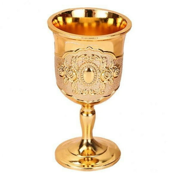 5x Copas Pequeñas de Metal Clásicas Retro, Copa en Relieve, Creativa, Elegante, para El Hogar, Bodas, Fiestas, Estilo Europeo 5 piezas