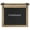 Brown Chalkboard Solid Sign Square 21" x 1" x 17", variant on DecMode Brown Wood Chalkboard Sign Wall Decor with Barn Door Inspired Top