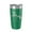 Green, variant on Bayou D'Arbonne Lake Map Tumbler Travel Mug Insulated Laser Engraved Coffee Cup Louisiana 20 oz Coral