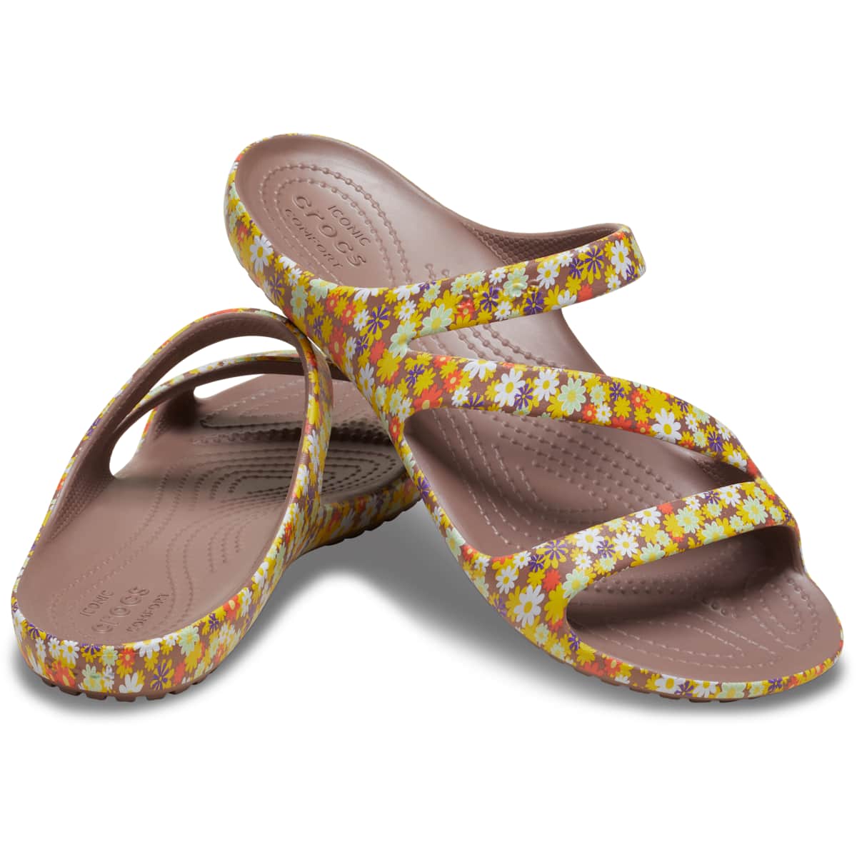 Crocs Women's Kadee II Retro Floral Sandals photo 2