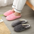 thumbnail image 3 of Winter Warm Slippers Jacquard Soft Anti-slip House Slippers Fluffy Slippers, 3 of 10