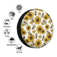 thumbnail image 5 of Gaeub Sunflowers and Bees 14-17in Tire Cover, Spare Tire Cover, for Camper Caravan, Trailer, Car, Truck, SUV, Jeep - 14 inch, 5 of 9