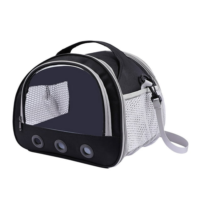 SDNall Travel Carrier Excursion Bag Travel Cage Portable Breathable Shoulder Bag Foldable Excursion Bag for Small Parrots Hamsters