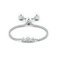 thumbnail image 2 of ANGARA Natural 0.03 Ct. Diamond Stackable Ring in 14K White Gold for Women (Ring Size: 11.5), 2 of 9