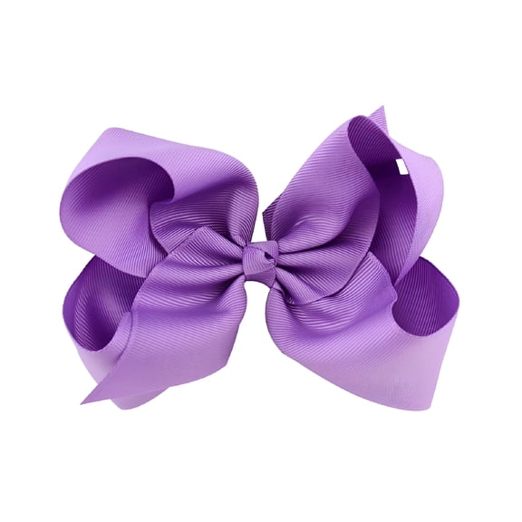 TUWAFE 30/40PCS Big 6 Inch Hair Bows Girls Grosgrain Ribbon Toddler Accessories Clips