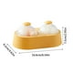 thumbnail image 3 of Molde para hacer helados | Bandeja de bolas de hielo redonda doble para refrigerador | Silicona apta para uso alimentario de fácil liberación con cubierta a prueba de fugas | Molde de cubitos de, 3 of 3