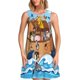 thumbnail image 1 of Fotbe Animals on Noah's Ark Floating Vestido de Verano sin Mangas para Mujer – Vestido Midi Línea A, Estilo Camiseta Floral, Vestido Playero Casual y Fluido, 1 of 7