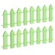 thumbnail image 1 of Uxcell 2pcs 3.9 Inch Miniature Garden Fence, Mini Ornament Wood Picket Fence Decorative Dollhouse Home DIY, Green, 1 of 1