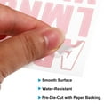 thumbnail image 3 of Kit de letras y números de vinilo Uxcell, calcomanías autoadhesivas para buzón, señal en color rosa, 486 piezas, 6 hojas, 3 of 6
