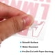 thumbnail image 3 of Kit de letras y números de vinilo Uxcell, calcomanías autoadhesivas para buzón, señal en color rosa, 486 piezas, 6 hojas, 3 of 6