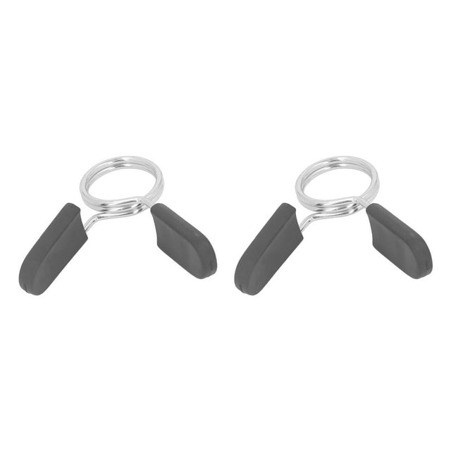 Spring Clip Collars, Steel Easy Use Anti Slip Dumbbell Spring Clip 30mm 2PCS Strong Grip For Exercise