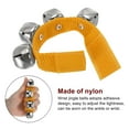 thumbnail image 3 of 2pcs Wrist Bells, Jingle Bells Ankle Bells Percussion Instruments Musical Rhythm Band 4 Silver Bells, Dark Dark Yellow, 3 of 6