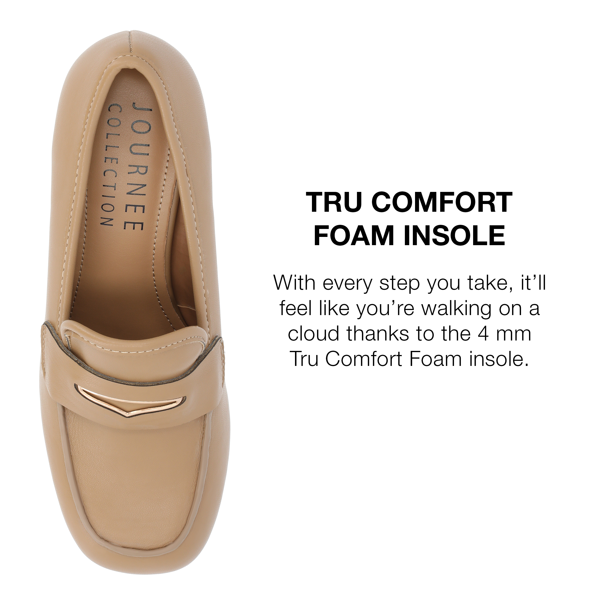Journee Collection Womens Liyla Tru Comfort Foam Low Heel Square Toe Pumps