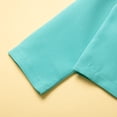 thumbnail image 6 of Girls 2 Piece Set Business Casual Outfits Long Sleeve Button Front Blazer Jacket Pleated Skirt Sets with Belt Dressy Green, 6 Y, 6 of 7