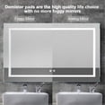 thumbnail image 6 of LED Bathroom Vanity Mirror, 40 x 24 inch, Anti Fog, Night Light, Dimmable, Touch Button,Superslim,90+ CRI, Waterproof IP44,Both Vertical and Horizontal Wall Mounted Way, 6 of 7