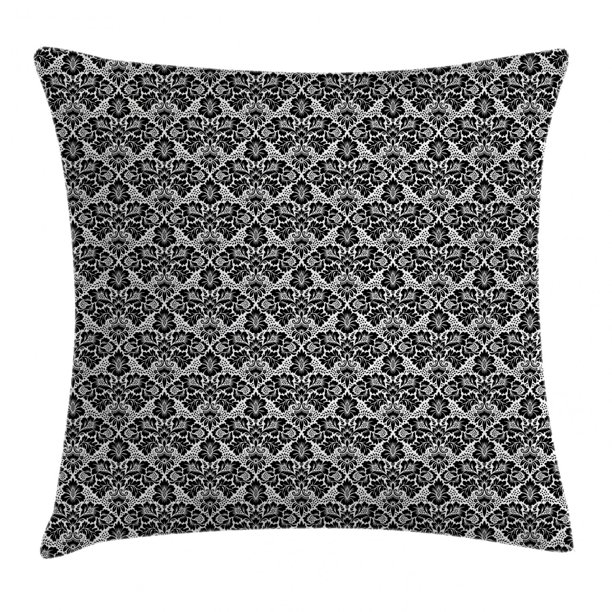 Victorian Throw Pillow Cushion Cover, Antique Ancient Design with