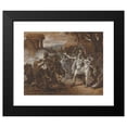 thumbnail image 2 of Sébastien-Louis-Guillaume Norblin de la Gourdaine 23x20 Black Modern Framed Museum Art Print Titled - Castor and Pollux Rescuing Helen (1818), 2 of 5