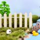 thumbnail image 3 of Mini Wooden Picket Fence For Garden Bonsai DIY Fairy Tale Decoration 1pc, 3 of 4