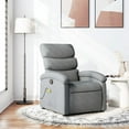 thumbnail image 1 of vidaXL Massage Recliner Chair Light Grey Fabric, 1 of 5