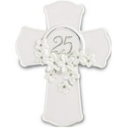 Roman Inc 25th Anniversary Cross Love In Bloom