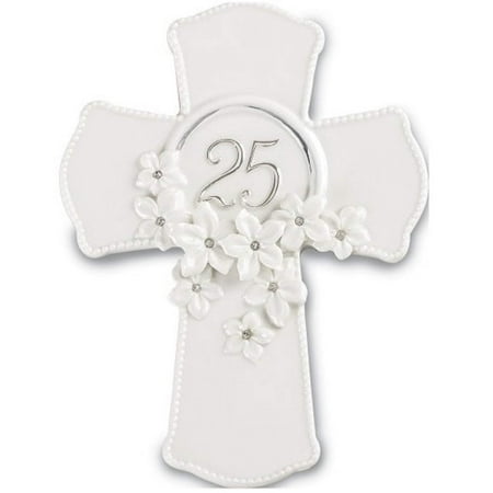 Roman Inc 25th Anniversary Cross Love In Bloom
