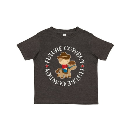 

Inktastic Future Cowboy Boys Western Outfit Gift Toddler Boy Girl T-Shirt