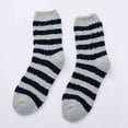 thumbnail image 4 of FYDUU Women Warm Winter Socks Fuzzy Socks Warm Winter Slipper Fluffy Sleep Home Fleece Soft Socks Cozy Comfy Striped Socks For Mens Womens, 4 of 4
