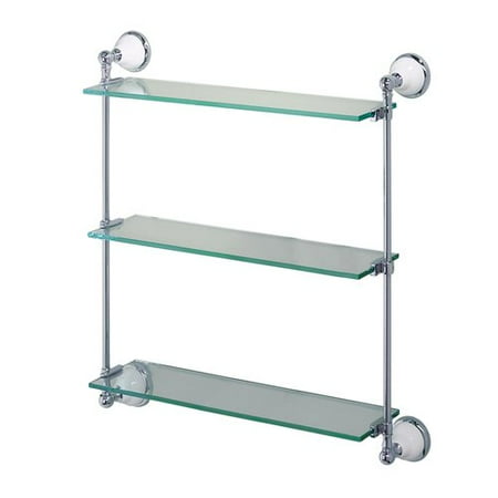UPC 011296143838 product image for Gatco GC1395 3 Tier Vanity Shelf from the Premier Series | upcitemdb.com