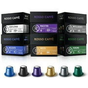 Rosso Coffee Pods Nespresso Original Machine, Espresso Nespresso Capsules 60 Pack